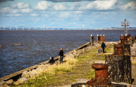 Fishing at Portishead